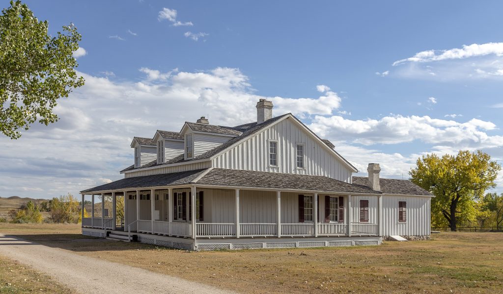 Captain's quarters, Fort Laramie, Wyoming, USA