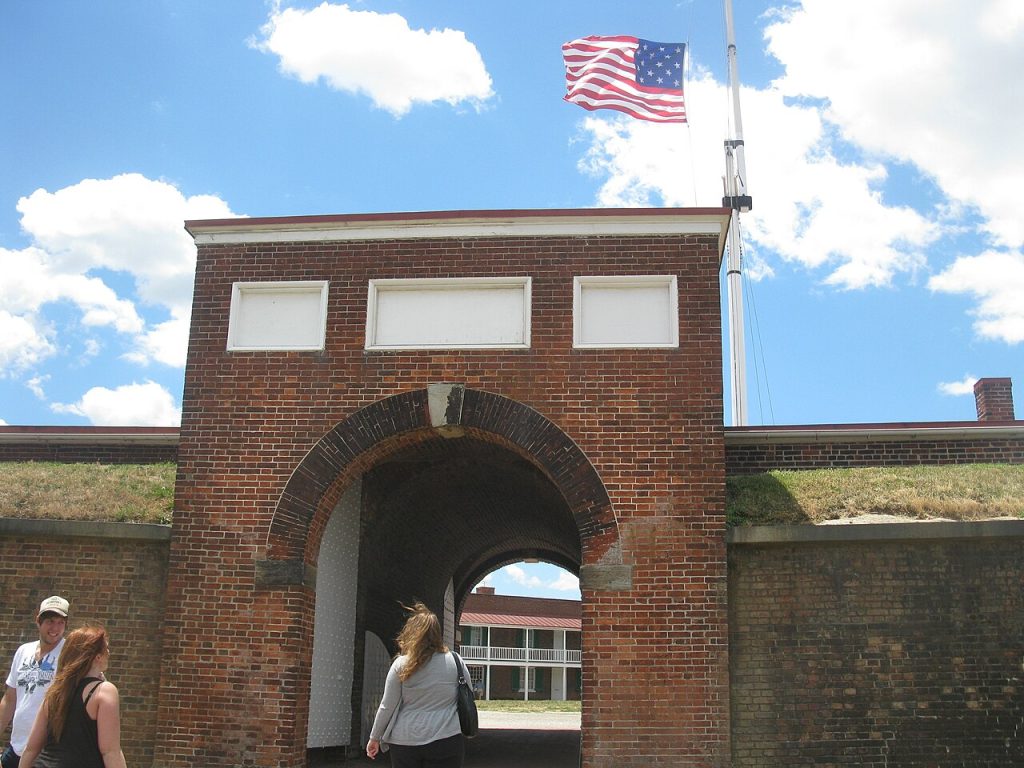  Fort McHenry National Monument and Historic Shrine, Locust Point, at the eastern end of Fort Ave.
