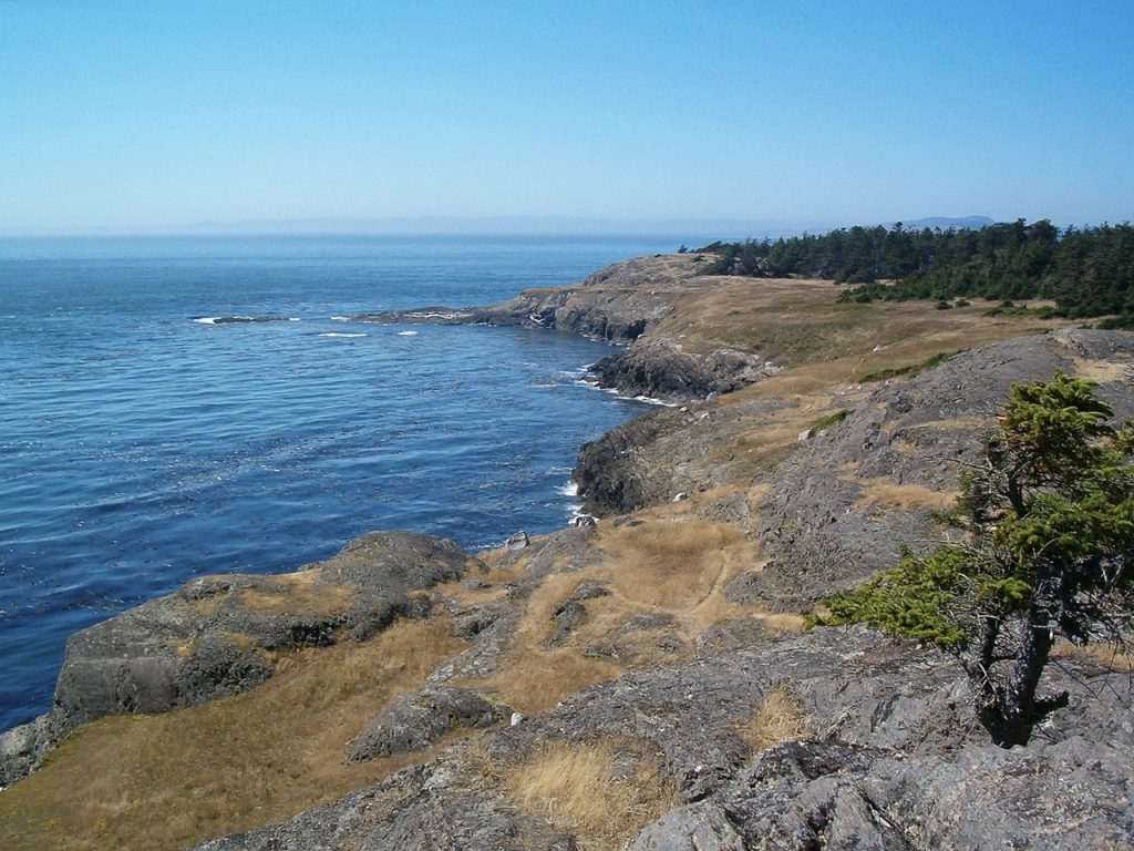 Coastline on southern Lopez Island, Washington