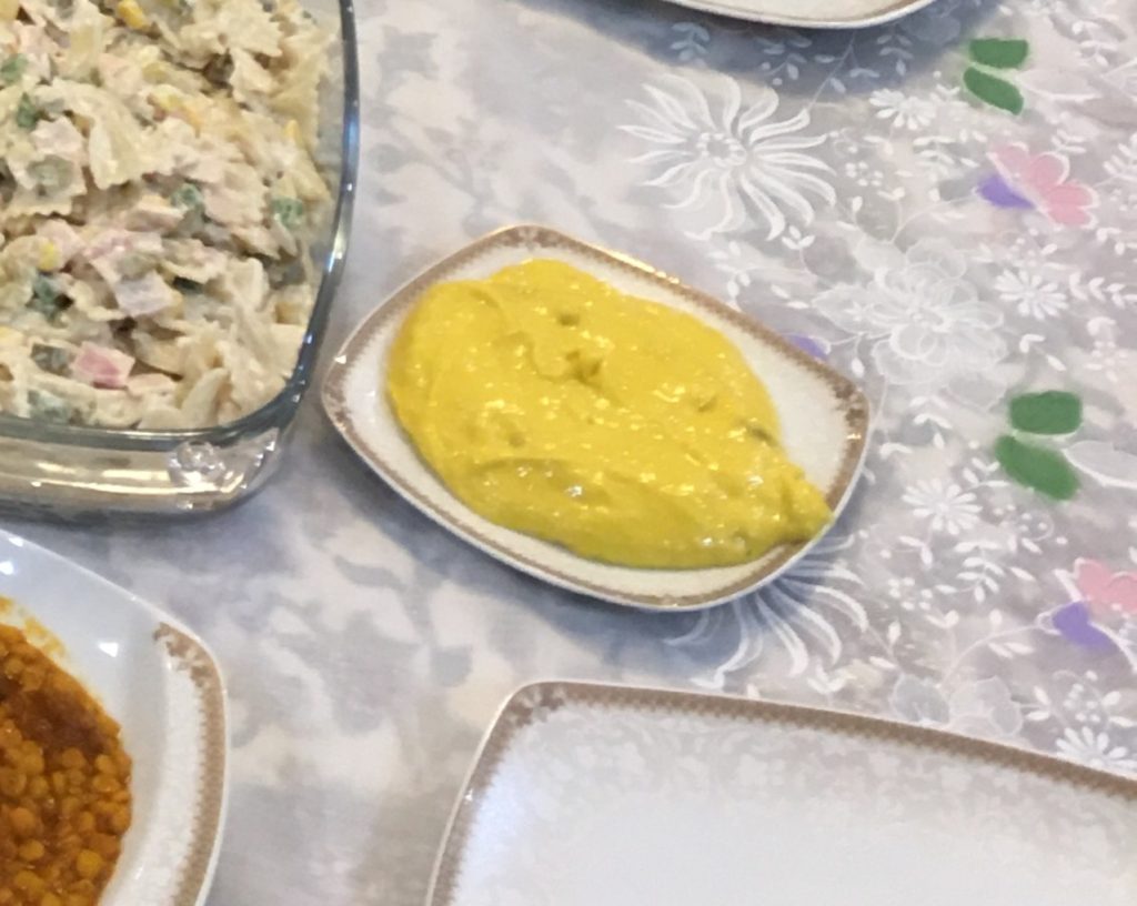 Khoresht mast a traditional dessert from Isfahan, Iran.