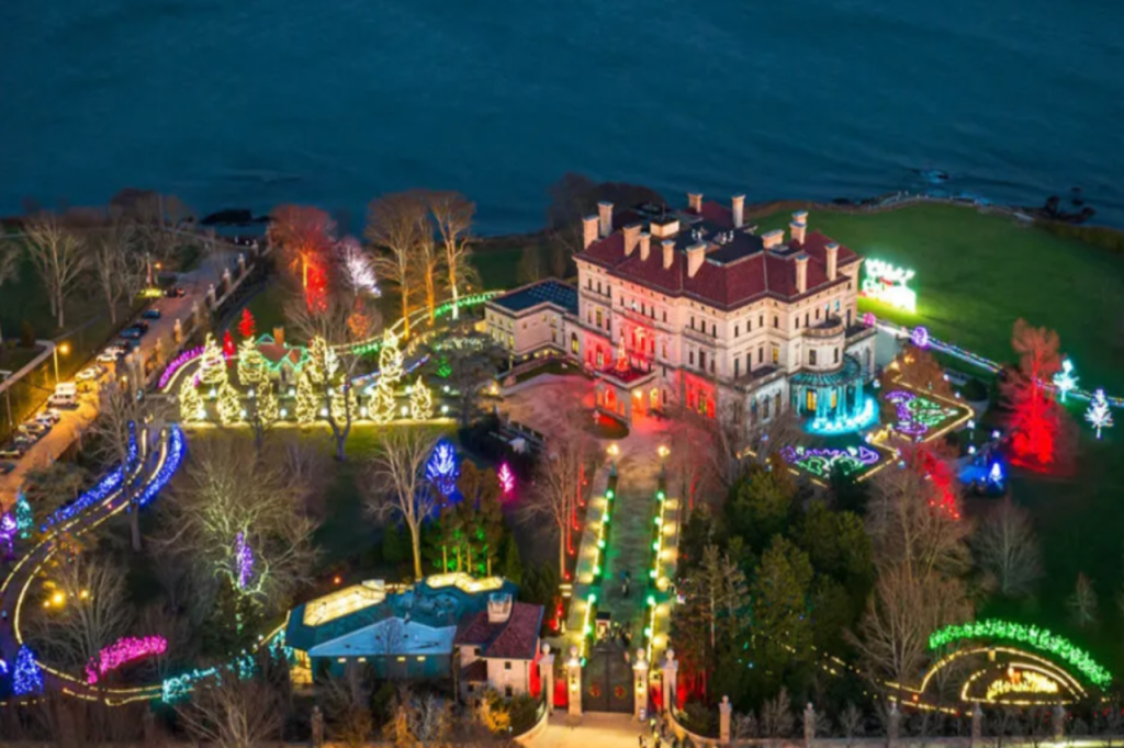 Newport, Rhode Island’s Mansion Christmas.