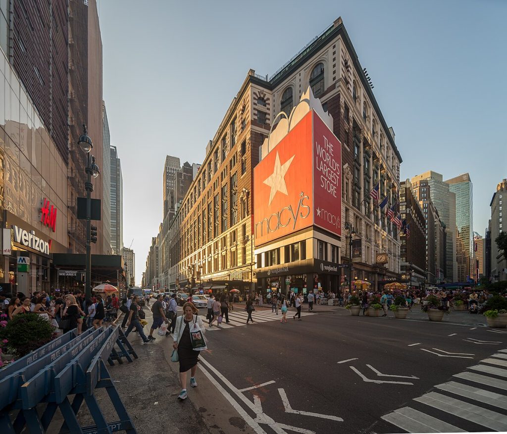 Macy's Herald Square, the flagship store of Macy's
