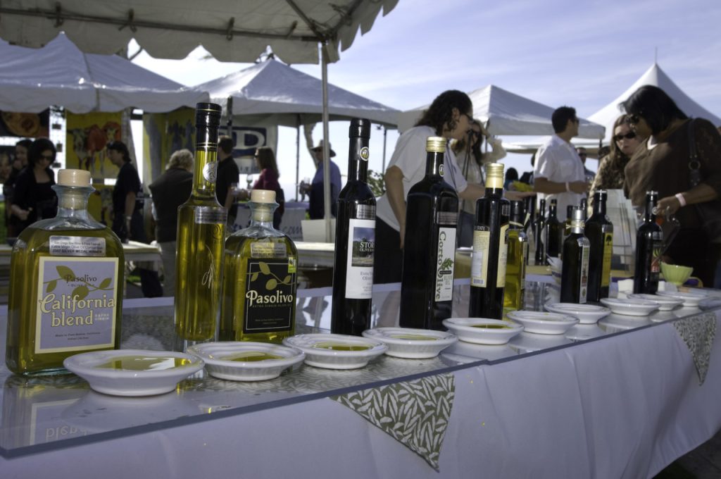 8 Offbeat Food Festivals Drawing Travelers Across States – Her Life Adventures Olive oil tasting at the San Diego Bay Wine Food Festival 1