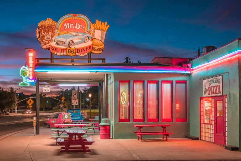 7 Retro Holiday Diner Scenes to Visit Along Route 66 and Beyond.