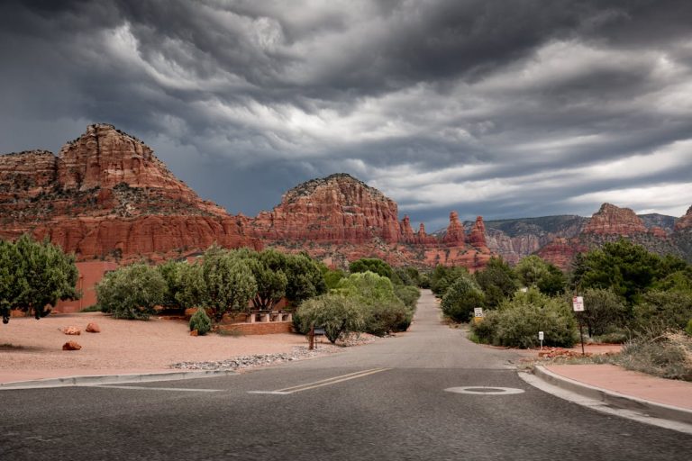 View of the Red Rock Formations in Sedona, Arizona, USA