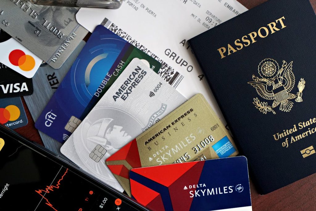 Travel Essentials: Passport, Credit Cards, and Boarding Pass