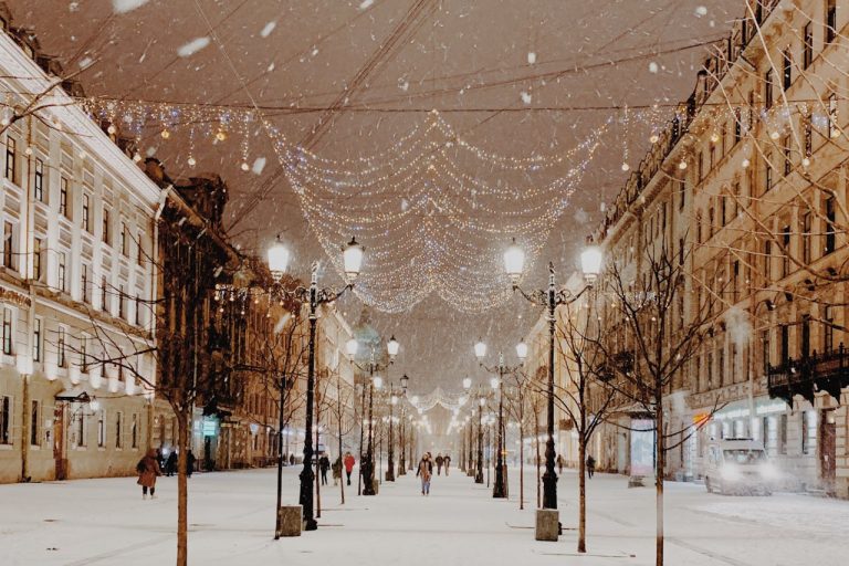 Saugatuck, MI’s Small-Town Lights.