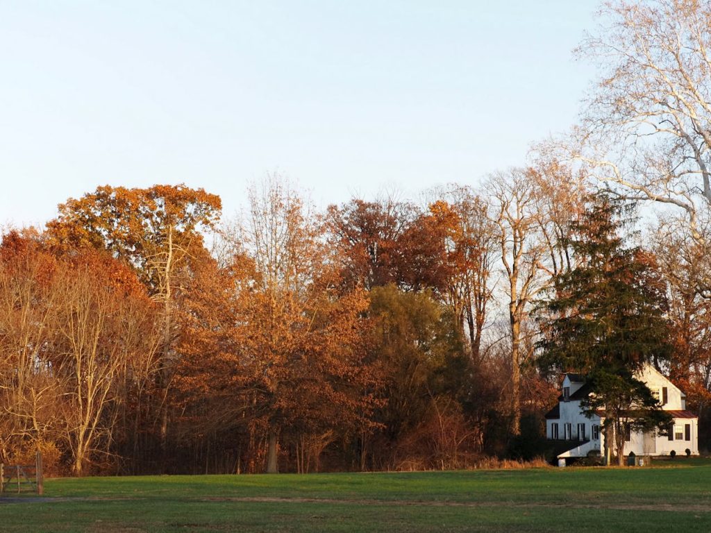 Autumn Landscape with House in Warrington, Pennsylvania