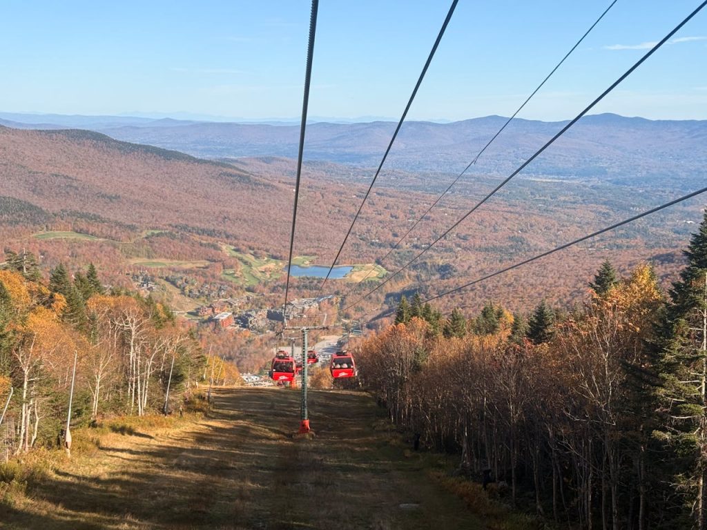 Stunning Fall View from Stowe Gondola Ride