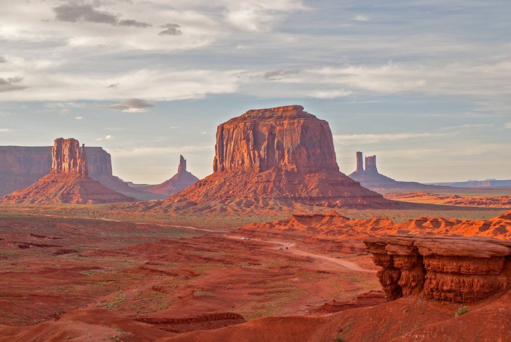Rock Formations in a Rocky Valley