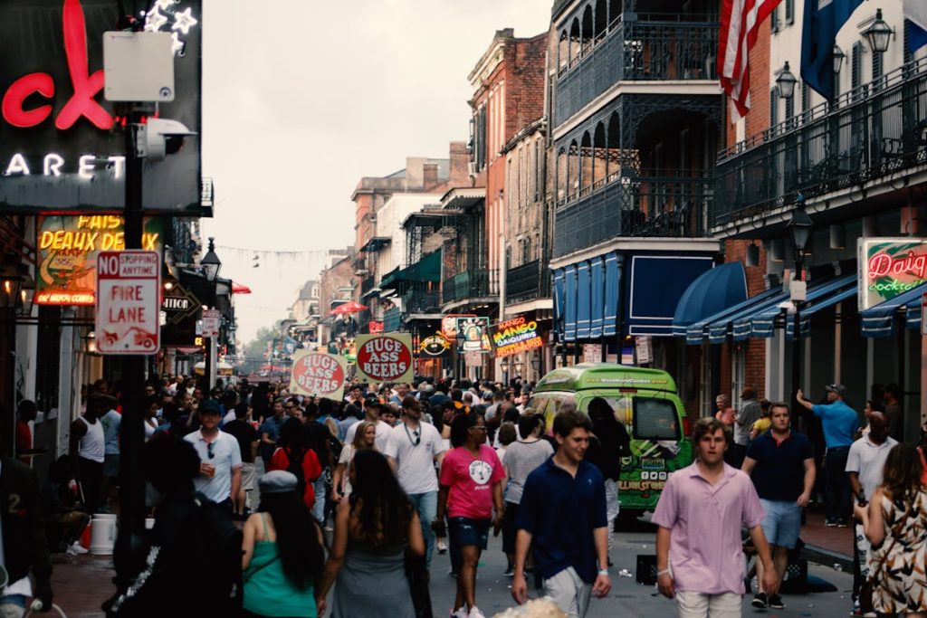 Bourbon Street, Louisiana