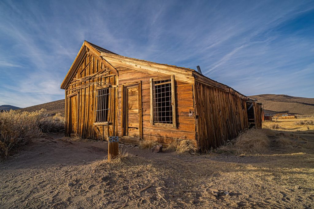 Historic Wooden House in Bodie, California