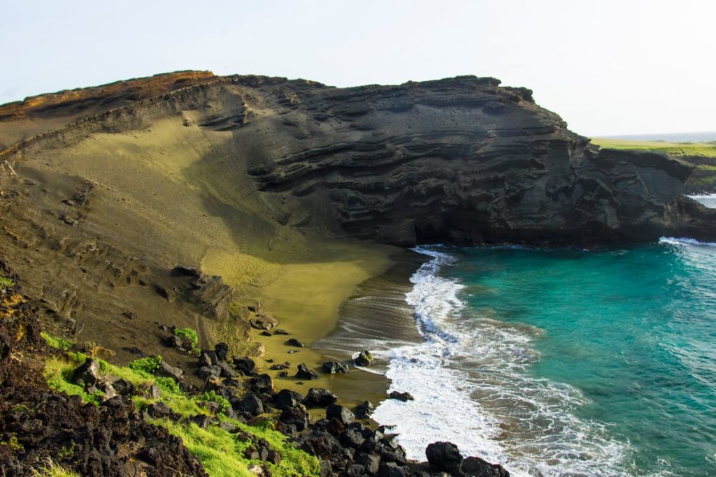 Papak?lea Green Sand Beach, Hawaii