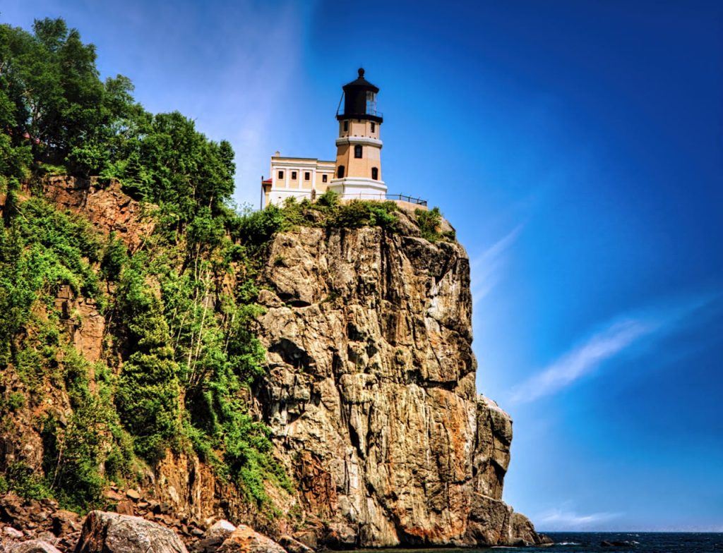 A Lighthouse on a Cliff
