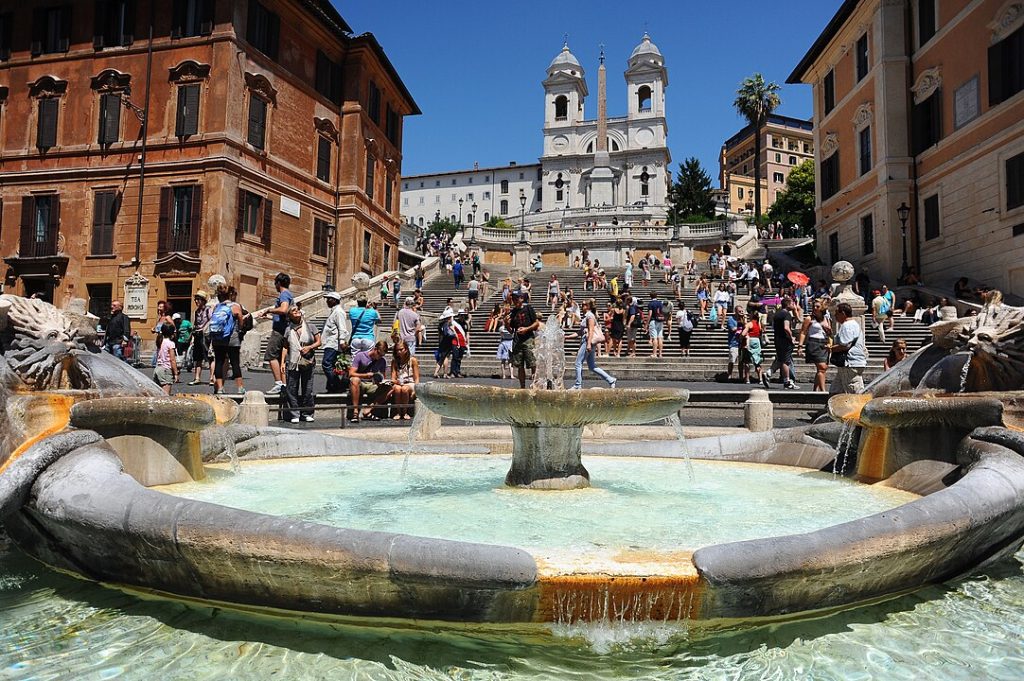 Rome: Sitting on the Spanish Steps