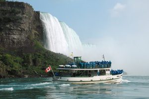 Maid Of The Mist Boarding Line, Niagara Falls, New York