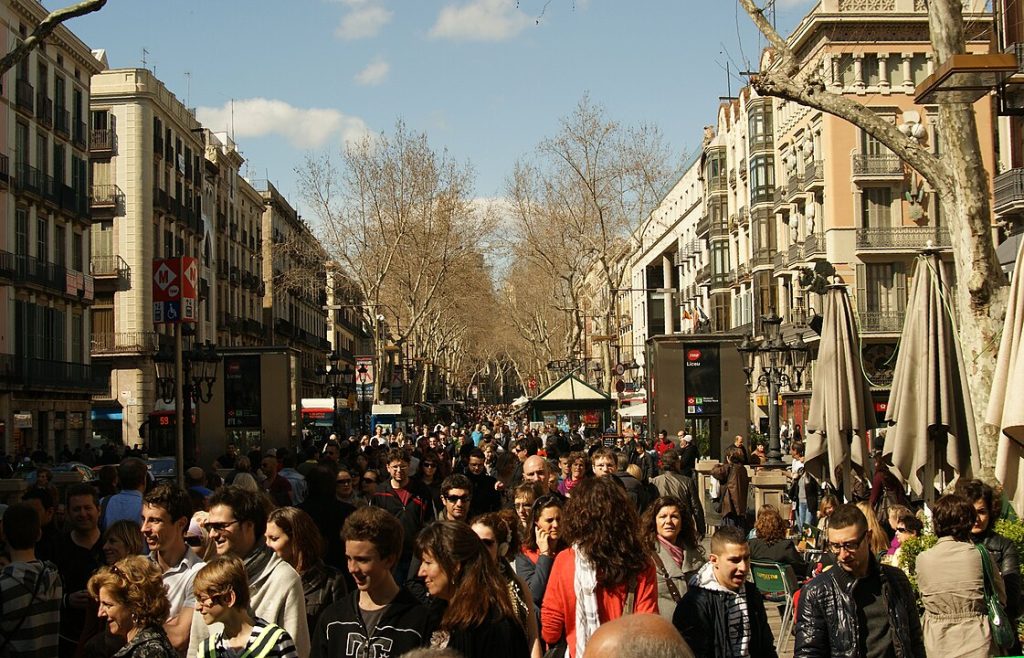 Barcelona’s La Rambla And Gothic Quarter