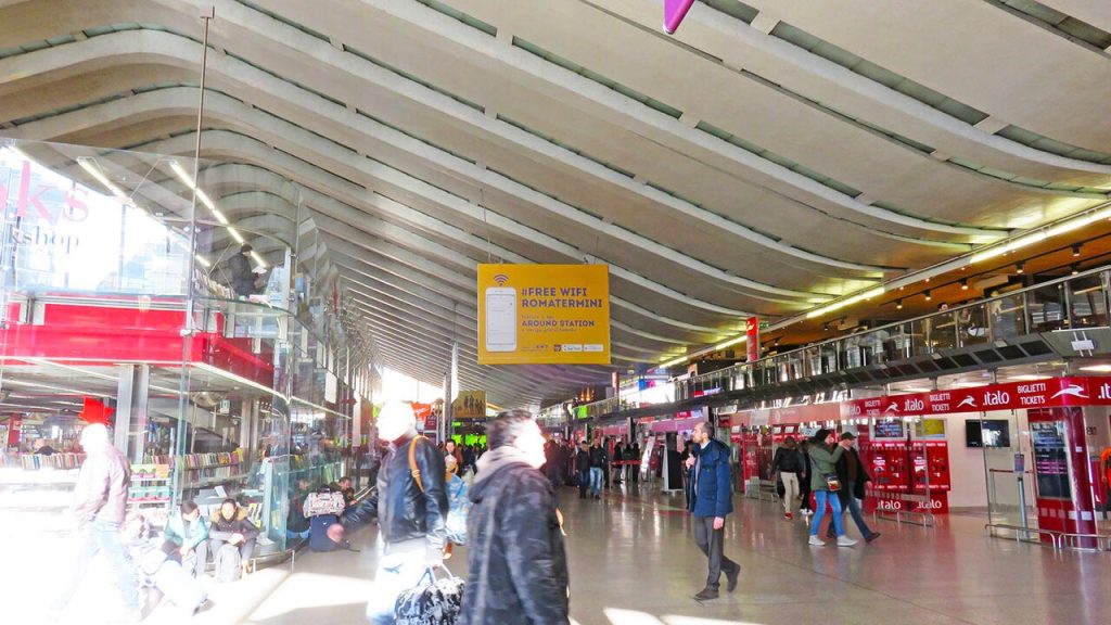Rome’s Termini Station And Historic Core