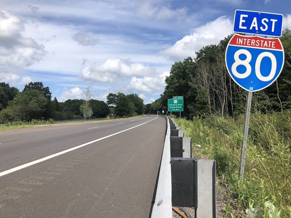 Interstate 80, Pennsylvania