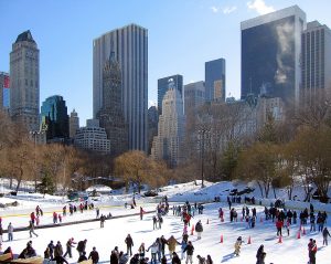 Wollman Rink Winter Entry, Central Park, New York