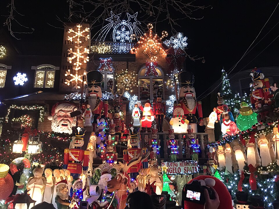 New York City’s Dyker Heights Light-Walk Route, Brooklyn