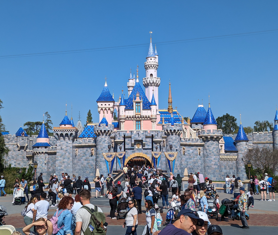 Disneyland Main Gate And Classic Attractions, Anaheim, California