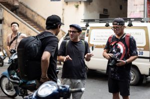 Talking Loudly Like The Street Is A Stage