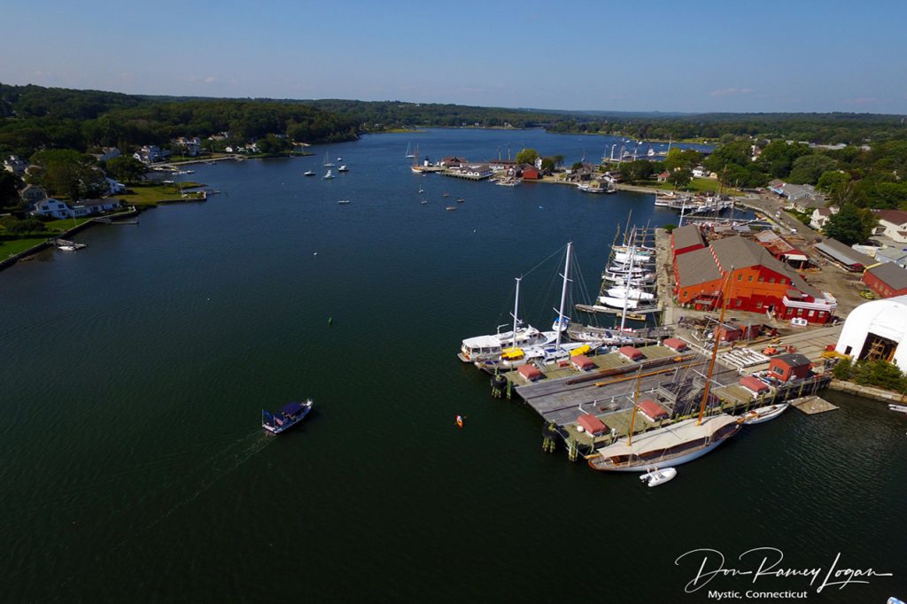 Mystic Shipyard aerial by Don Ramey Logan 1 1