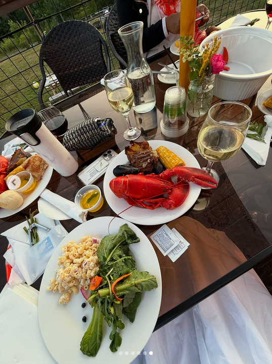 Lobster bake in Maine