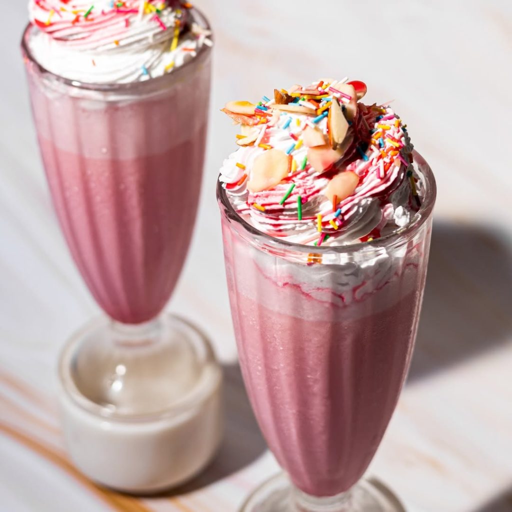 Our milkshakes are basically happiness in a glas