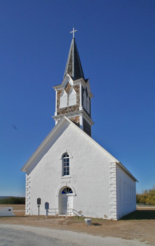St. Olaf Kirke (Old Rock Church), Cranfills Gap, Texas
