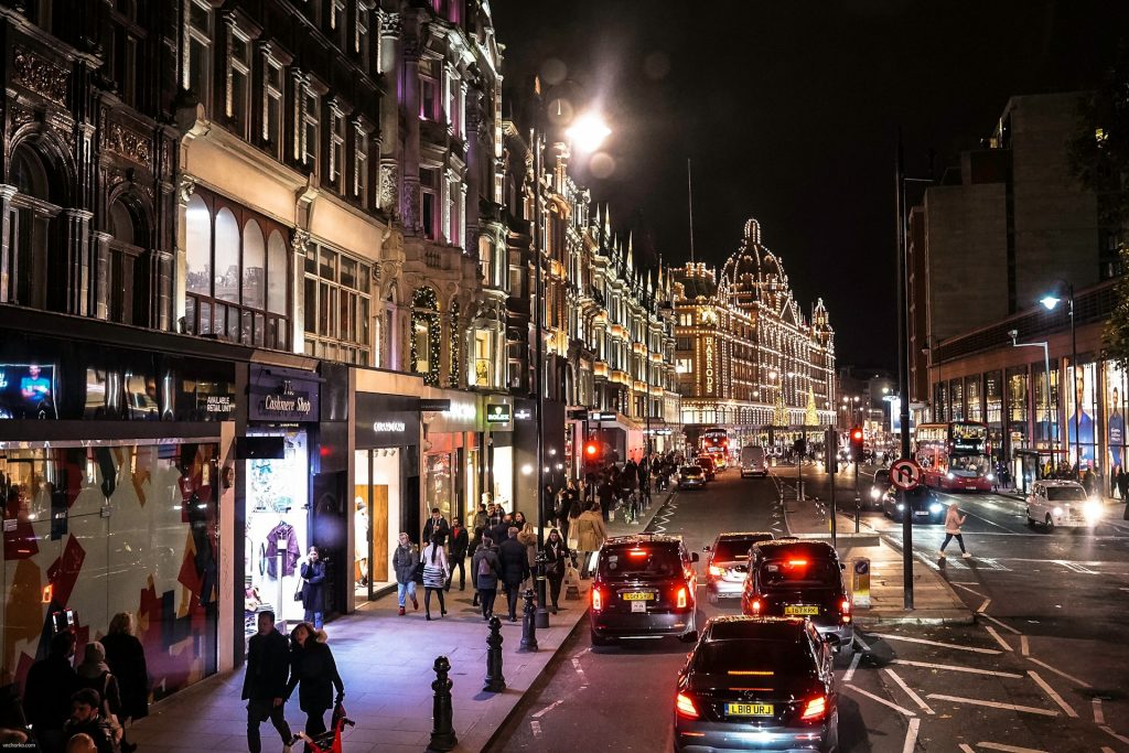 London Oxford Street Lights Sprint