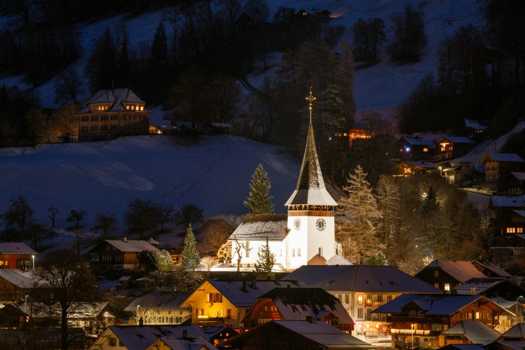 Swiss Resort Towns During Festive Peak