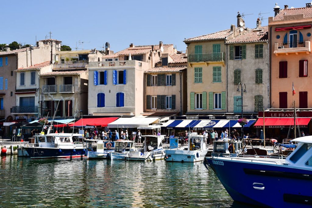 Charming Harbor of Cassis on the French Riviera
