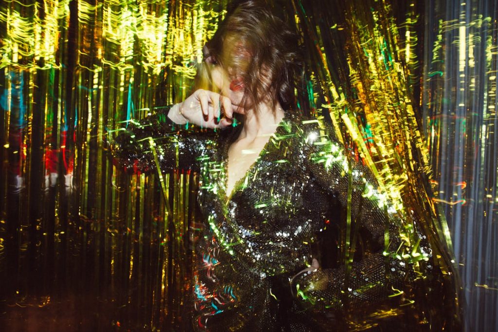 Glittery or Sequined Cover-Ups Outfit