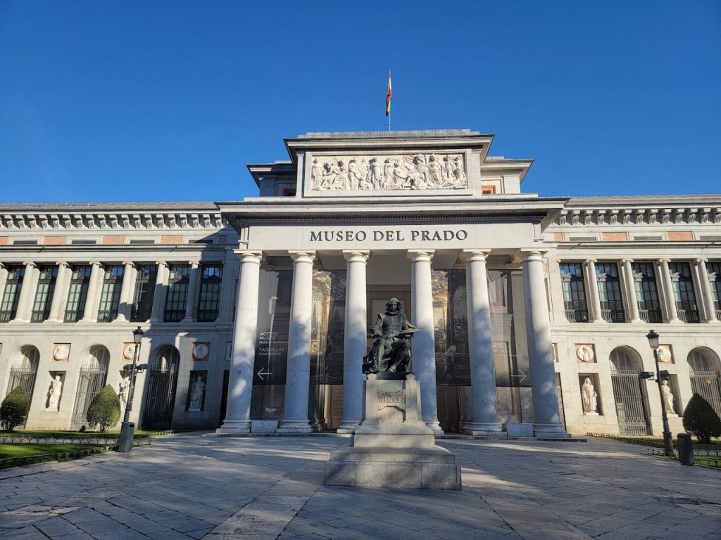 Front View of Museo del Prado in Madrid
