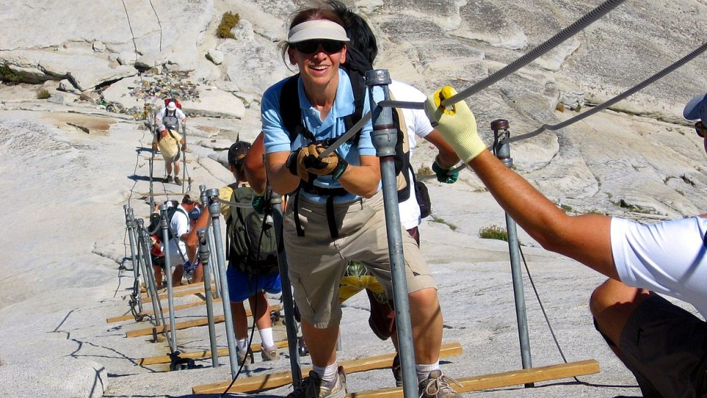 3. Half Dome Cables Route, Yosemite National Park