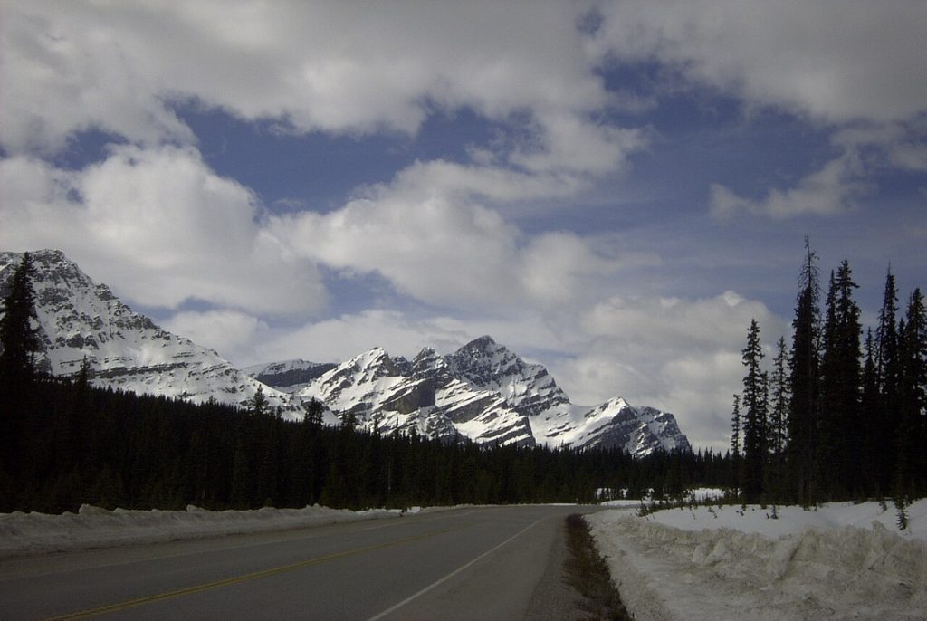 Icefields Parkway Between Jasper and Lake Louise, Alberta