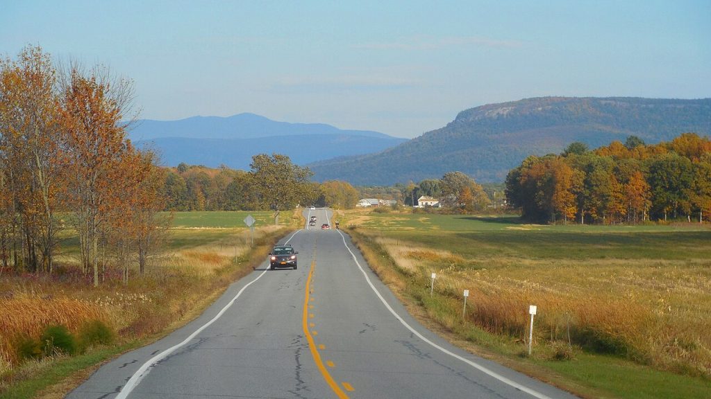 Connecticut River Flats on VT-102 Near Lemington