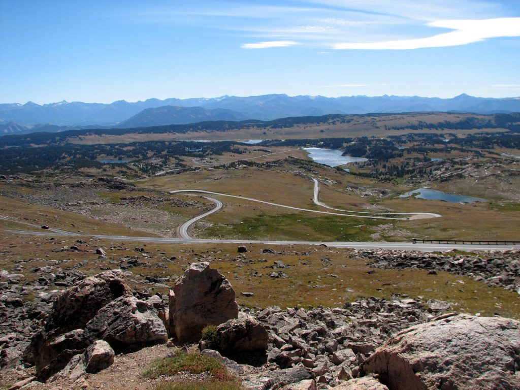 Beartooth Pass On The Montana Border