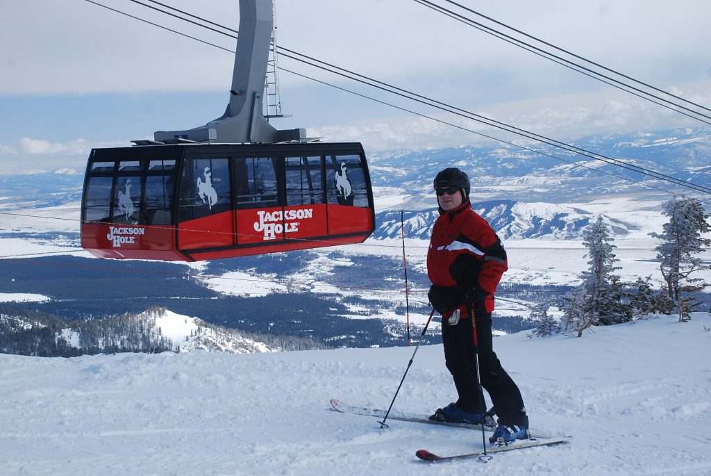 Jackson Hole Aerial Tram In Wyoming