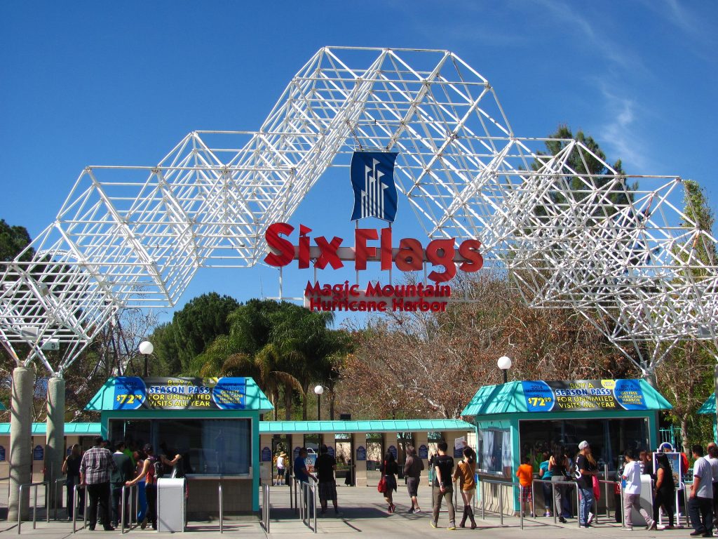 Six Flags Magic Mountain In Valencia California