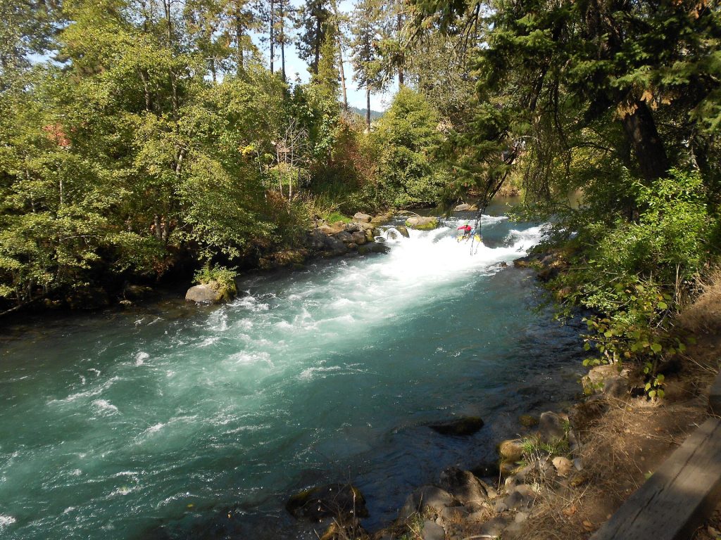 The White Salmon River In Washington