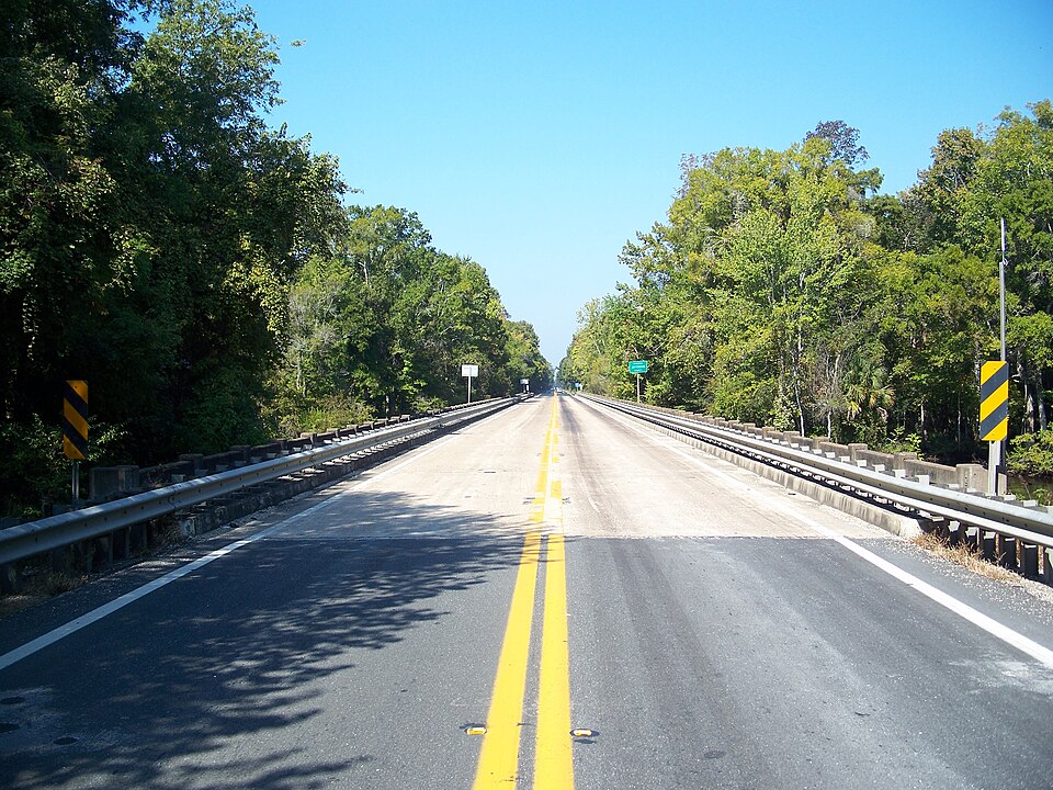 US 98 Coastal Trail From Apalachicola Toward Newport