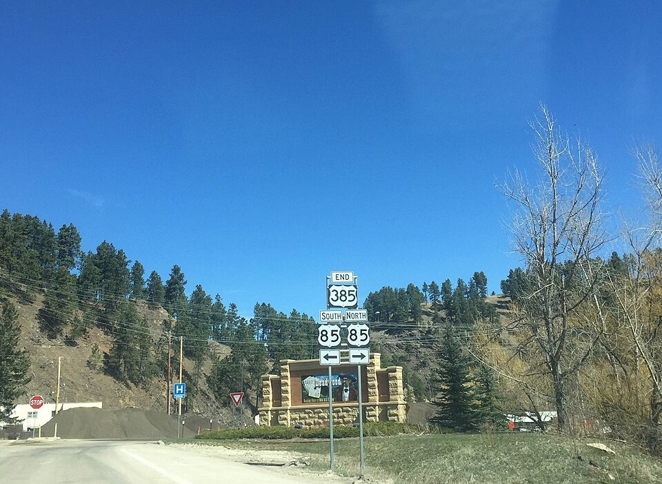 9 U.S. Routes Through the Black Hills That Feel Realistic About Winter Energy – Her Life Adventures U.S. 385 With The Posted Detour Via S.D. 44 And U.S. 16