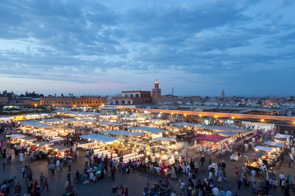 Jemaa el-Fnaa In Marrakech