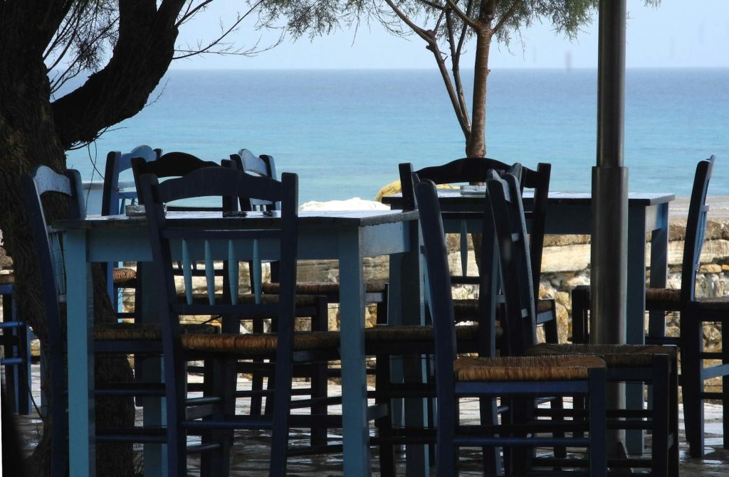 Port Sides Taverna, Naxos (Fictional Composite)