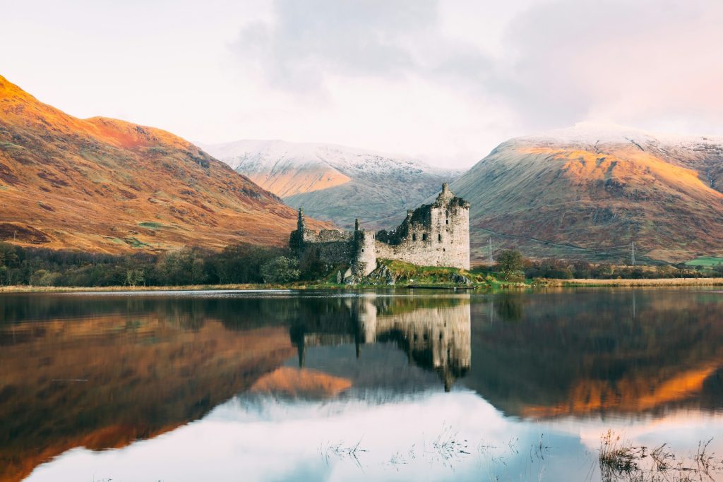View of Kilchurn Castle, Scotland
