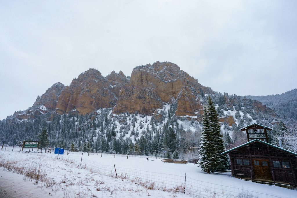 Yellowstone In Winter, Wyoming