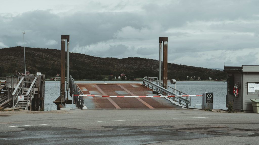 Ferry Piers And Slanted Access Ramps